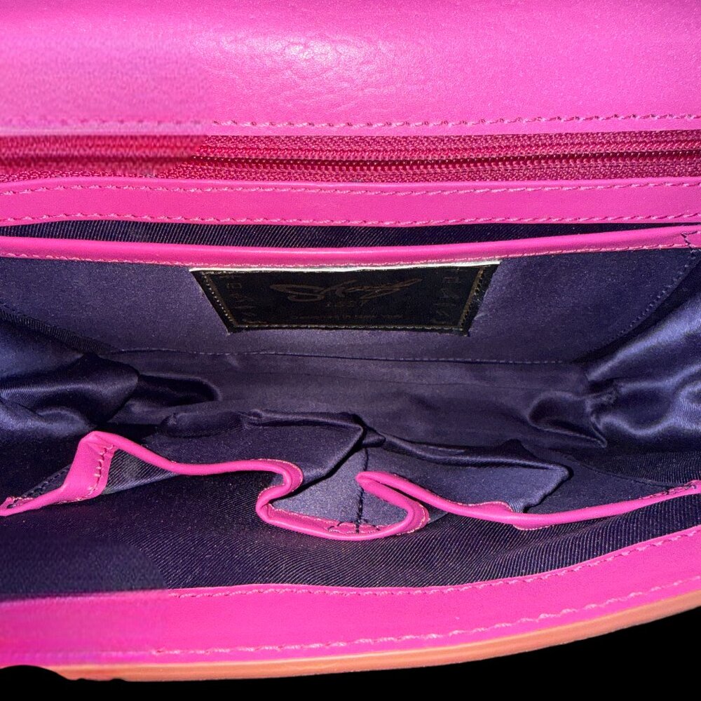 Sharif Legacy Museum Lion Knocker Leather Satchel Crossbody Bag - Sample Color - Picture 9 of 15